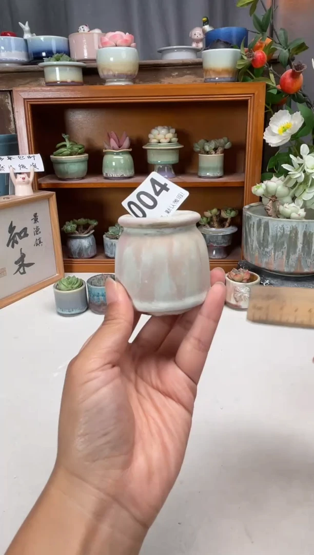 瓷片004知木小芳花盆