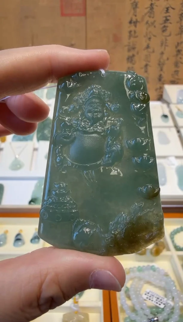 翡翠挂件未镶嵌A货翡翠多样性孤品