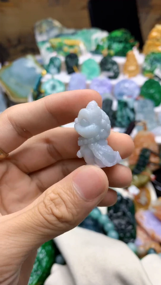 颈饰未镶嵌翡翠天然A货翡翠