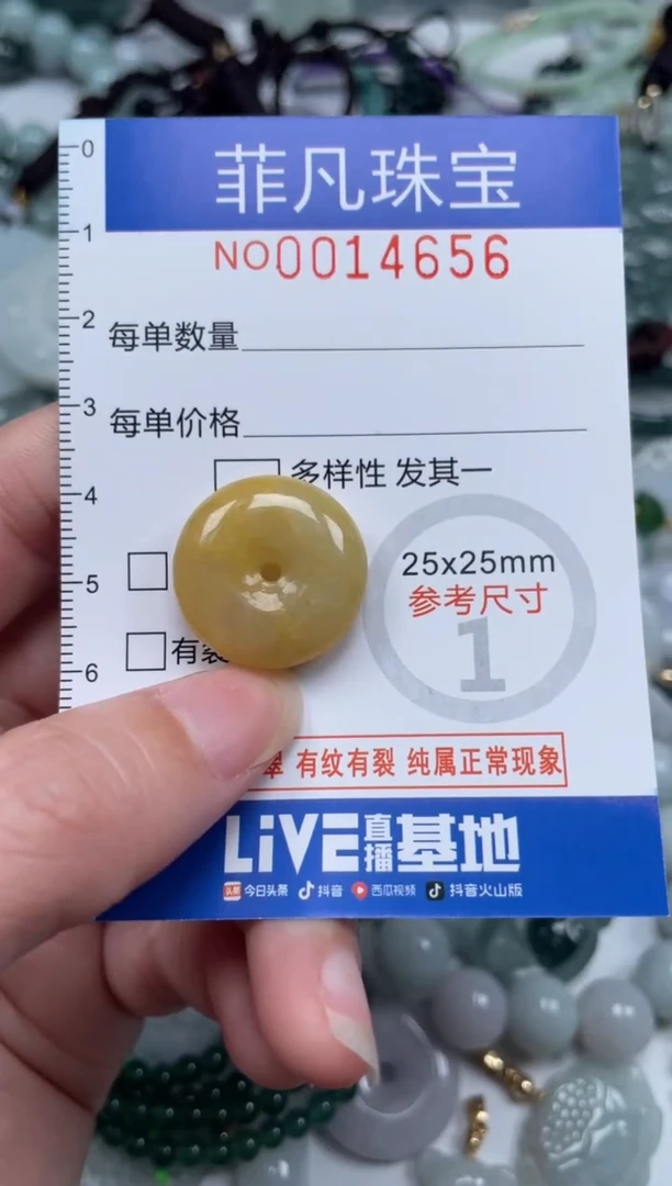 颈饰未镶嵌翡翠14656