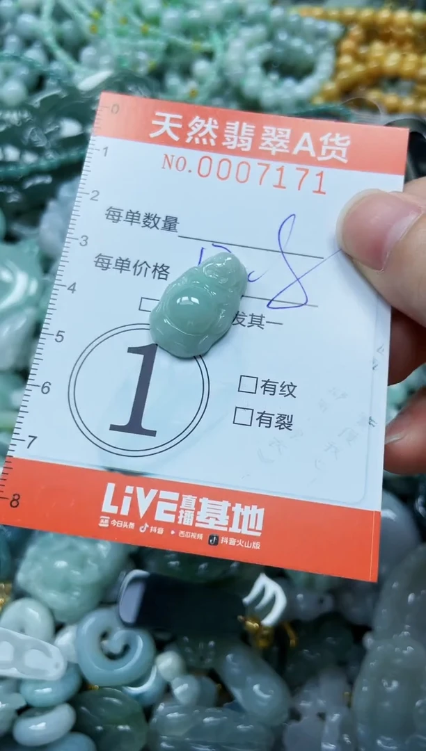 翡翠未镶嵌颈饰闪购0007171