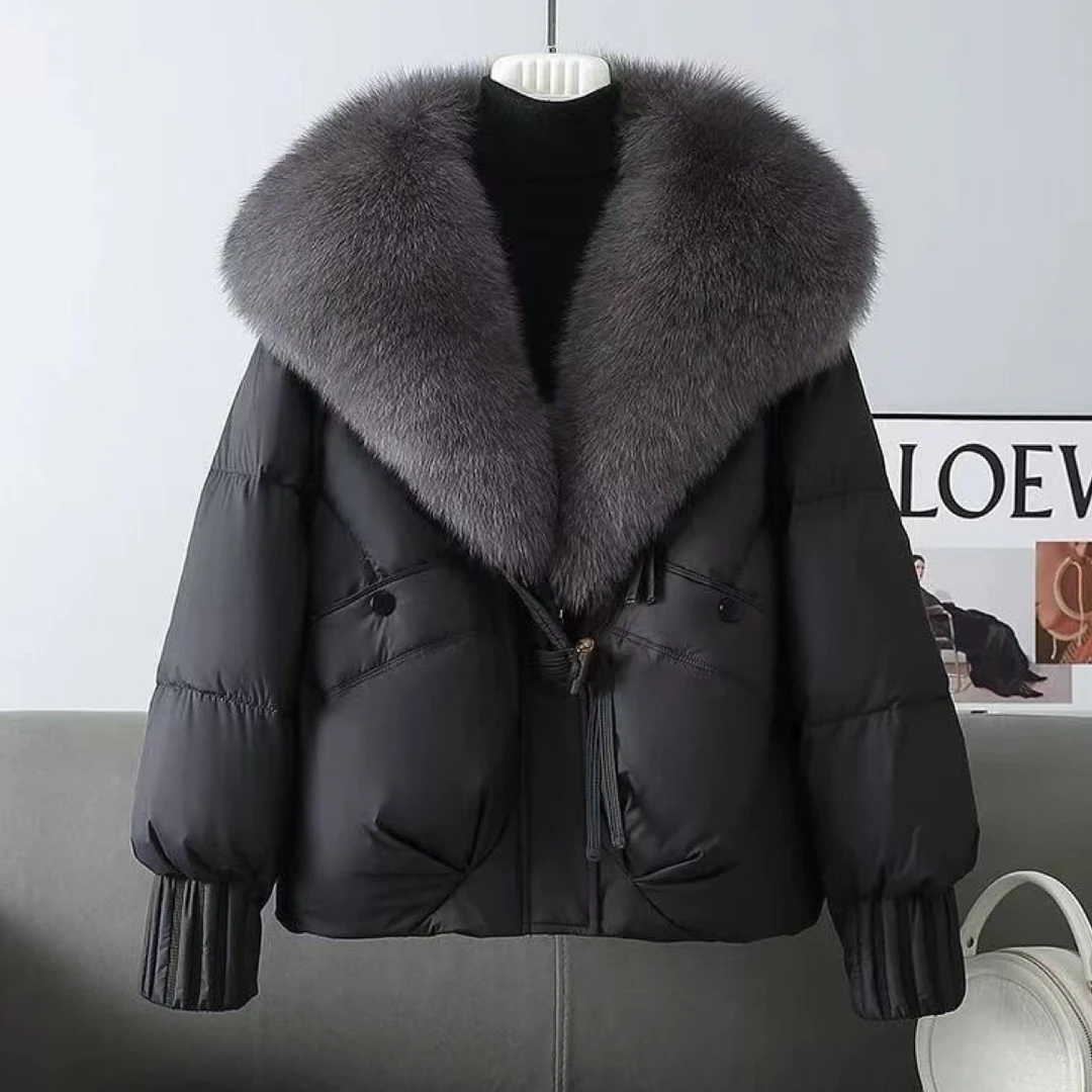 2025高档轻奢保暖冬季新款时尚短款百搭棉衣棉服韩版加厚女士外套