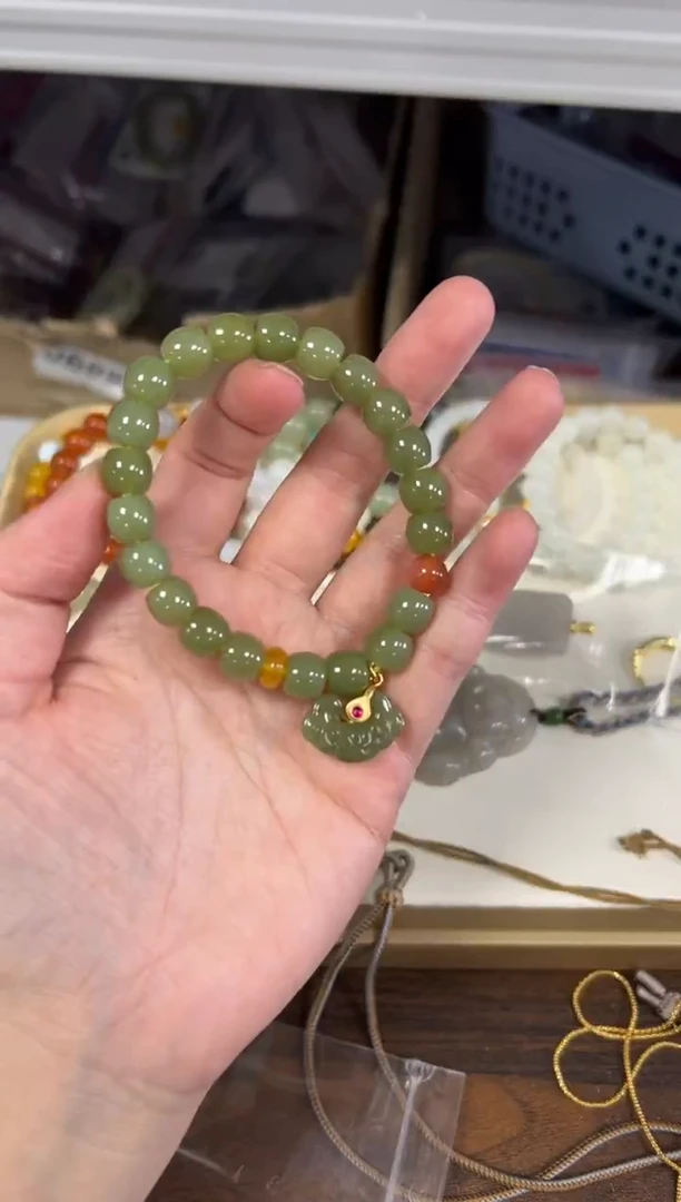 项链未镶嵌和田玉孤品和田玉直切如意款手链[2832]