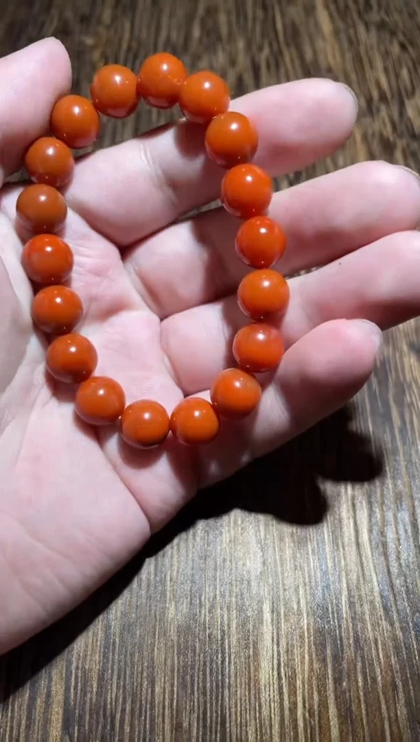 南红玛瑙单圈手串未镶嵌88250422-04