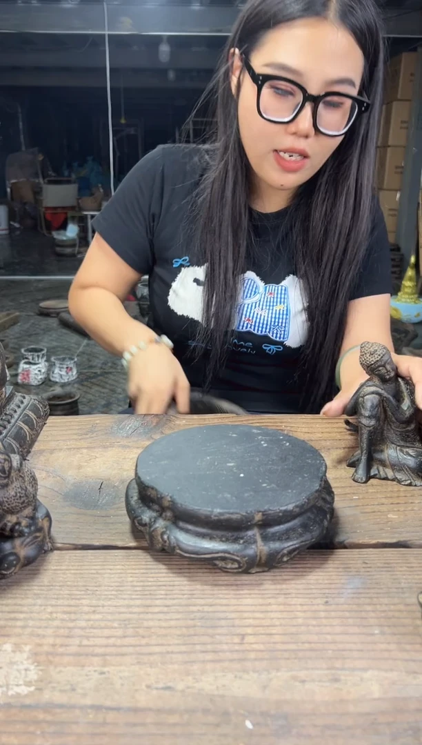 陶土【火山泥】金箍坛底座