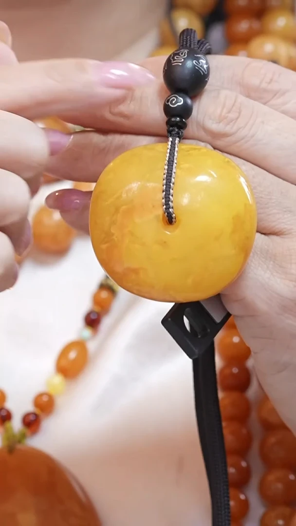 蜜蜡颈饰未镶嵌4403天然蜜蜡珠宝奇石云端妖孽全部保真