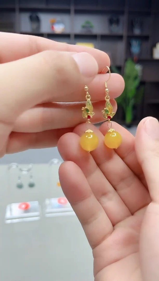 未镶嵌耳饰玛瑙/玉髓318000