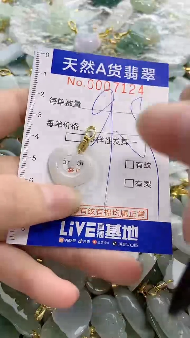 颈饰未镶嵌翡翠天然A货翡翠