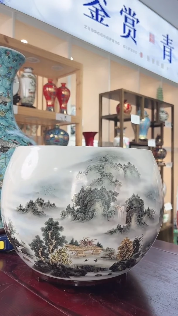 摆件景德镇陶瓷花瓶