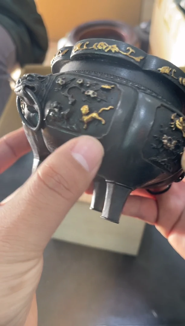 精炼铜如图所示 阁集工艺品