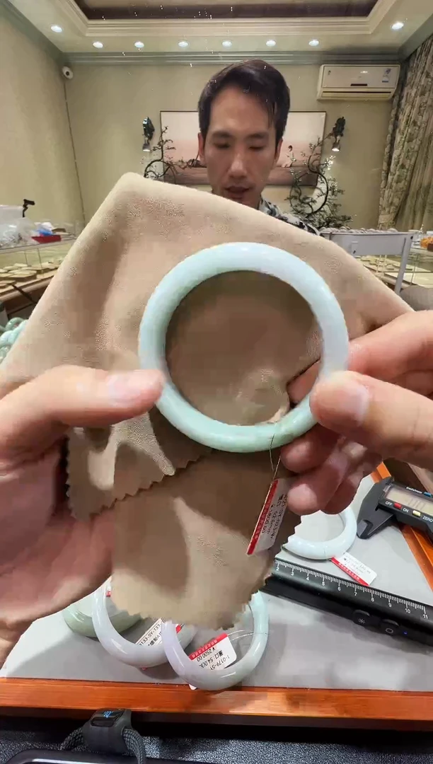 纯天然缅甸A货翡翠手镯52-53mm-1-23号