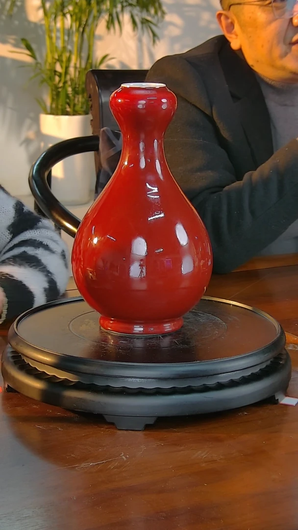 【闪购商品】瓶 C29【人间瓷画】霁红瓶