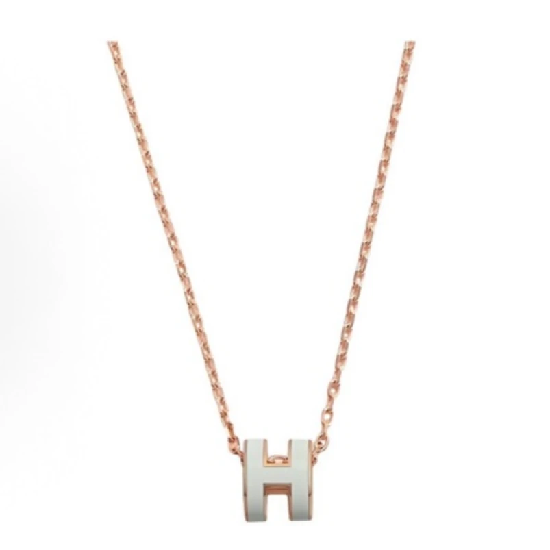 99新 Hermes/爱马仕 爱马仕气泡绿minipopH项链