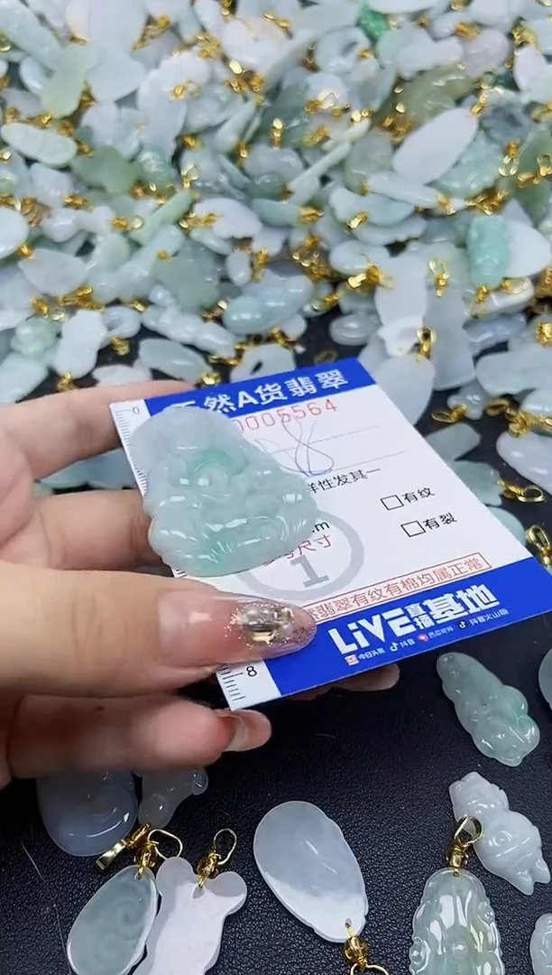 翡翠未镶嵌颈饰天然A货翡翠