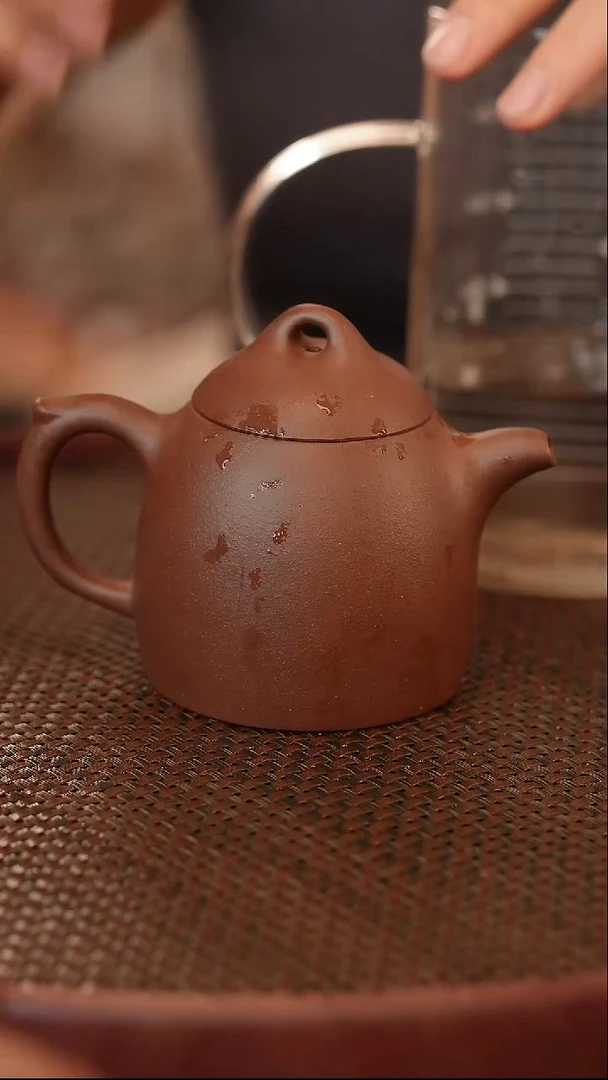 茶壶紫砂秦权 紫泥 220c   s