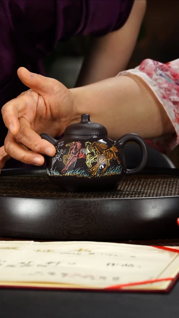 茶壶紫砂宜兴原矿紫砂壶84