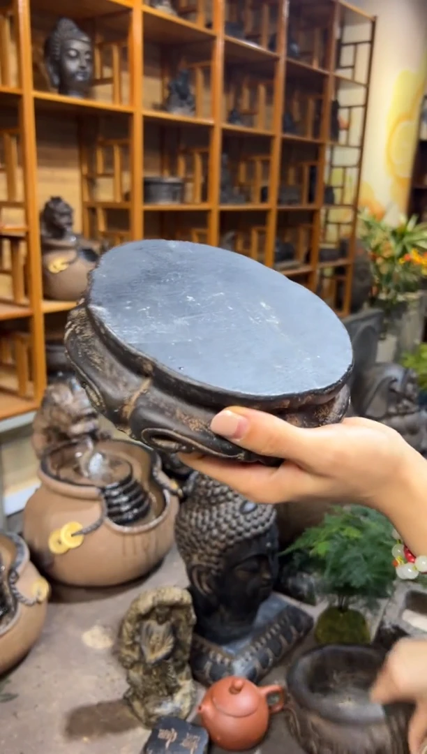 陶土【火山泥】金箍坛底座