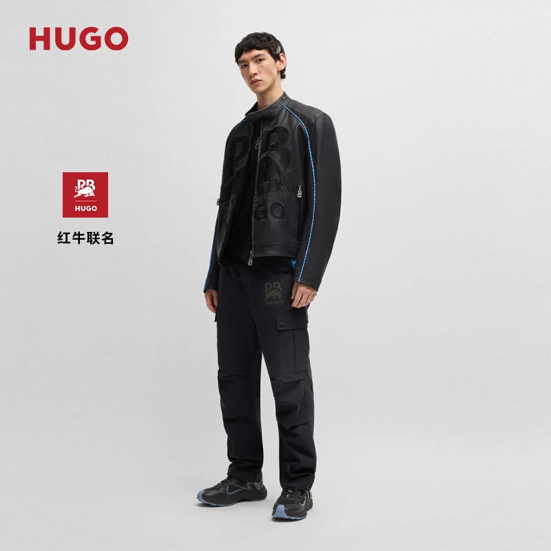 【HUGO x RB 联名】雨果男士2025夏季新款混合材质运动鞋50543305