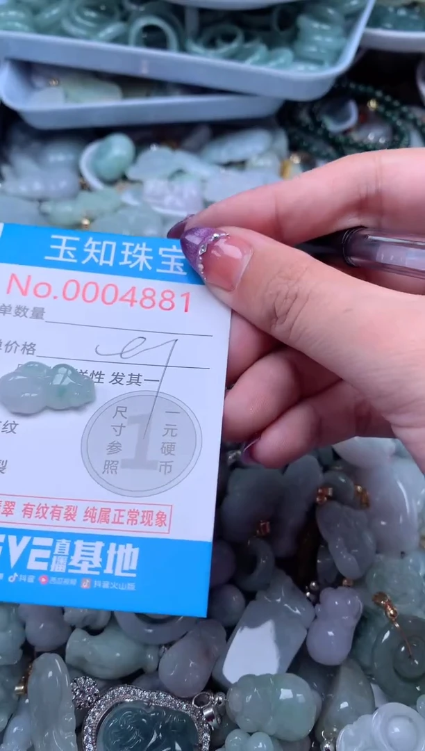 翡翠未镶嵌吊坠(不含链)4881