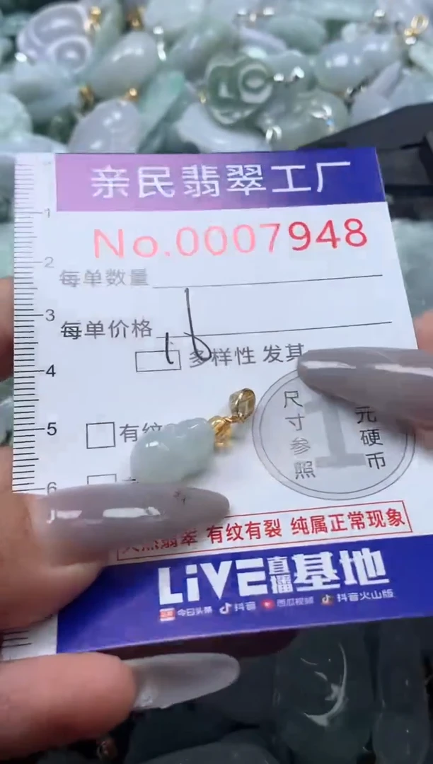 颈饰未镶嵌翡翠7948