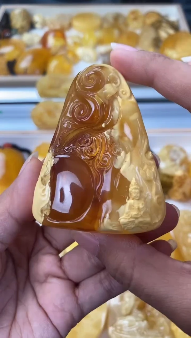 未镶嵌琥珀裸石天然琥珀蜜蜡