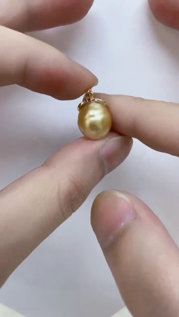 银S925镶嵌海水珍珠颈饰