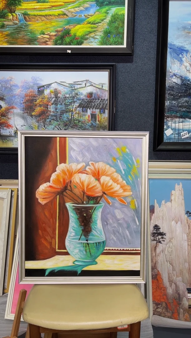 【闪购商品】油画46号 50*60 花卉-手绘油画