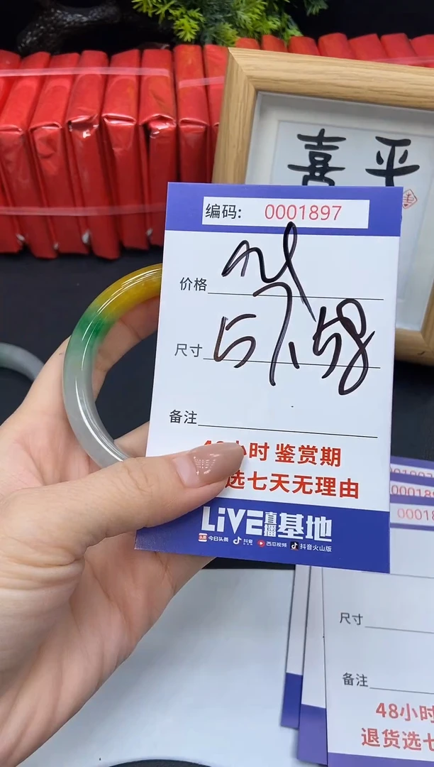 未镶嵌手镯翡翠0001897