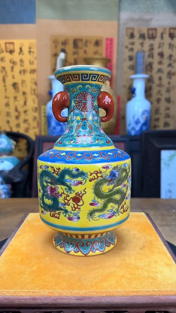 【闪购商品】瓶景德镇陶瓷客厅摆件