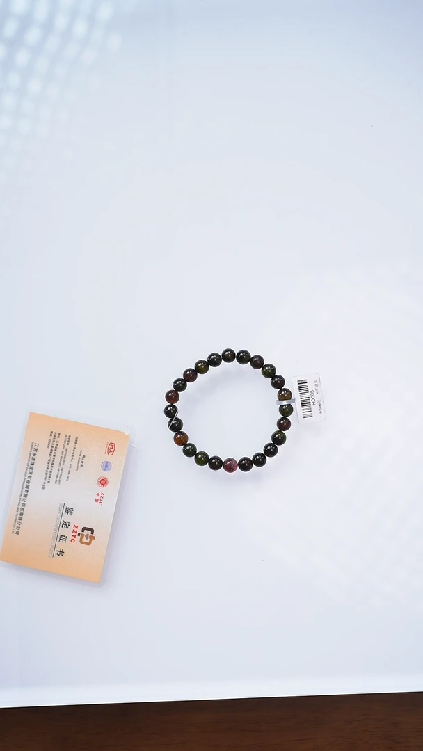 【闪购商品】碧玺手链未镶嵌q656 碧玺手链8mm+