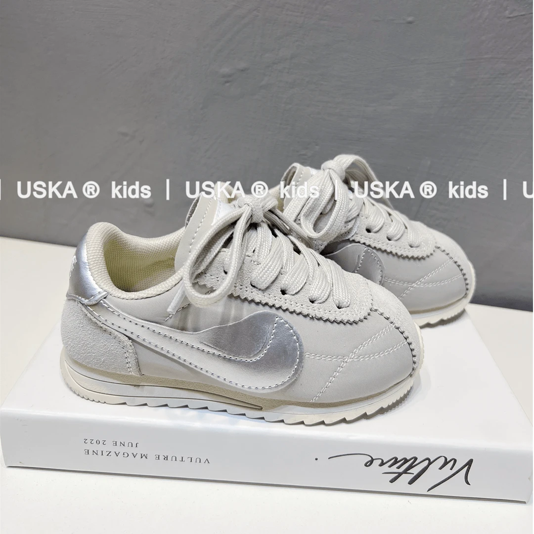 儿童运动鞋2025春秋新款男童阿甘鞋宝宝软底防滑轻便女童鞋子透气