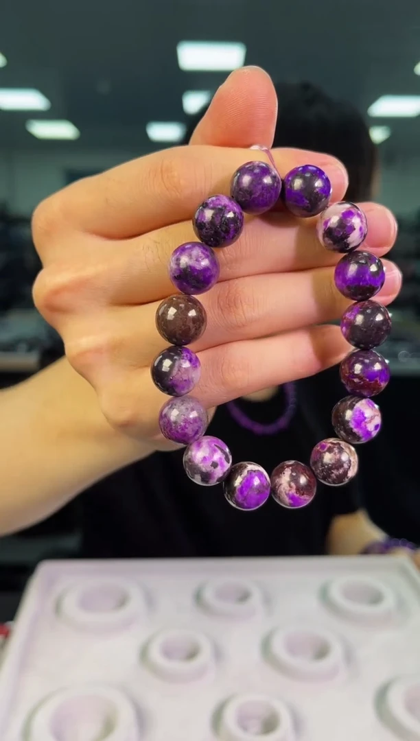 未镶嵌苏纪石（舒俱来）手串南非老矿料舒俱来