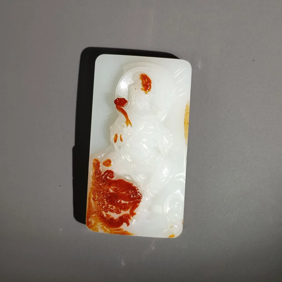 创汇和田玉文殊牌