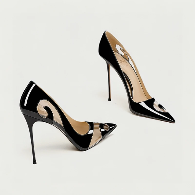 黑色爆款高跟鞋性感2025秋季新款尖头细跟小个子洋气上班族工作