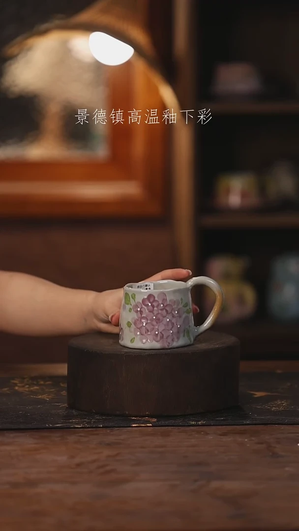 陶瓷景德镇高温釉下手绘陶瓷359