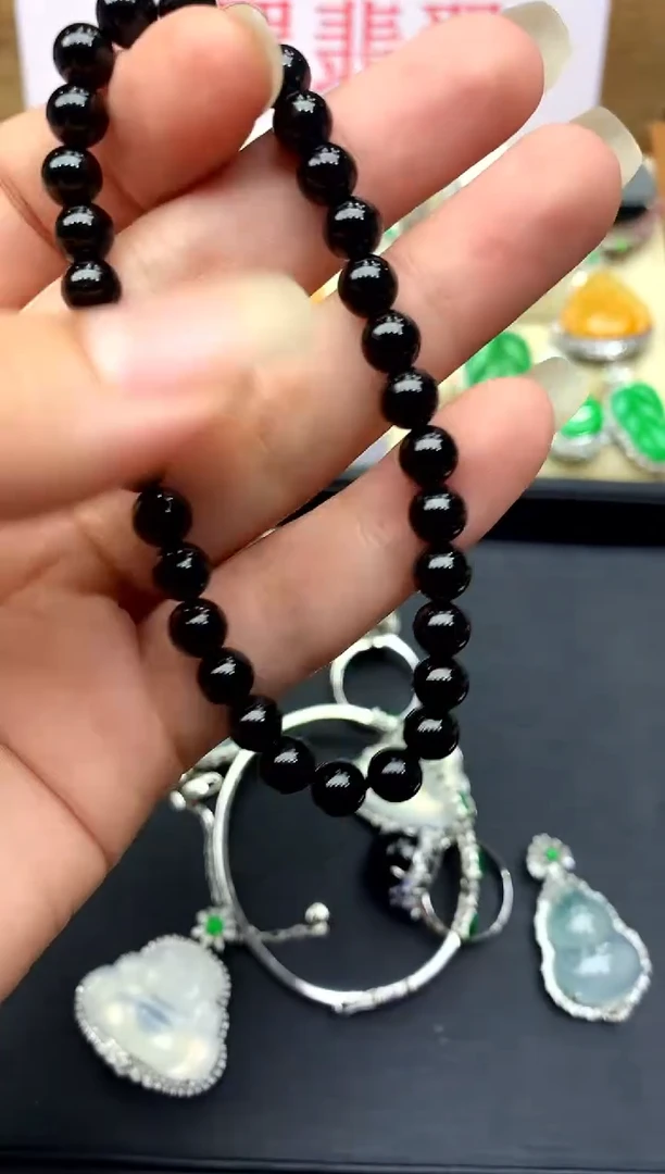 未镶嵌手串翡翠382 -中国好珍宝