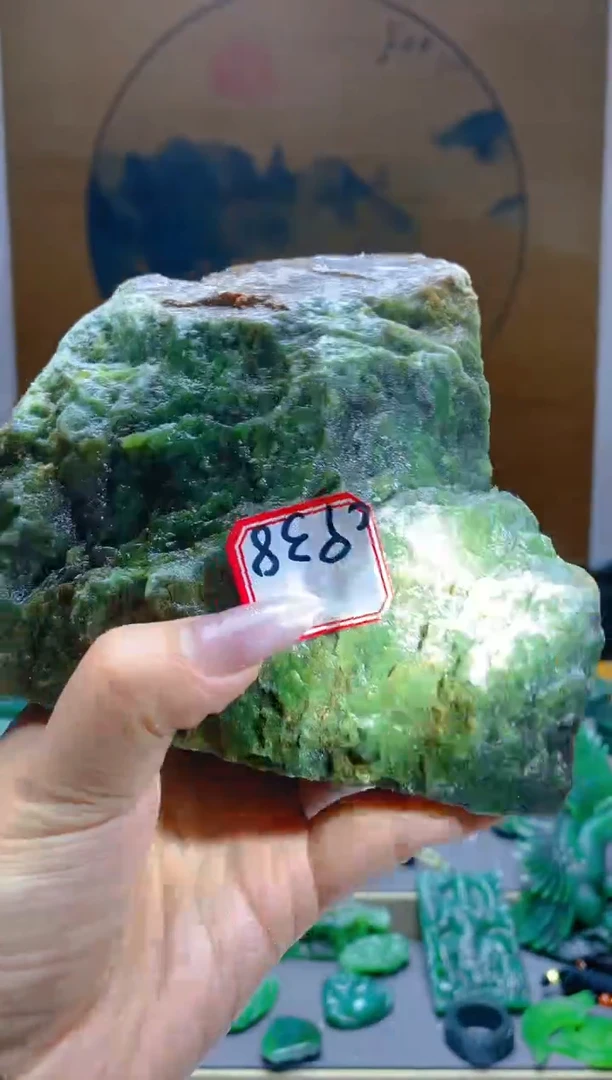 【闪购商品】和田玉（碧玉）珠宝半成品未镶嵌1