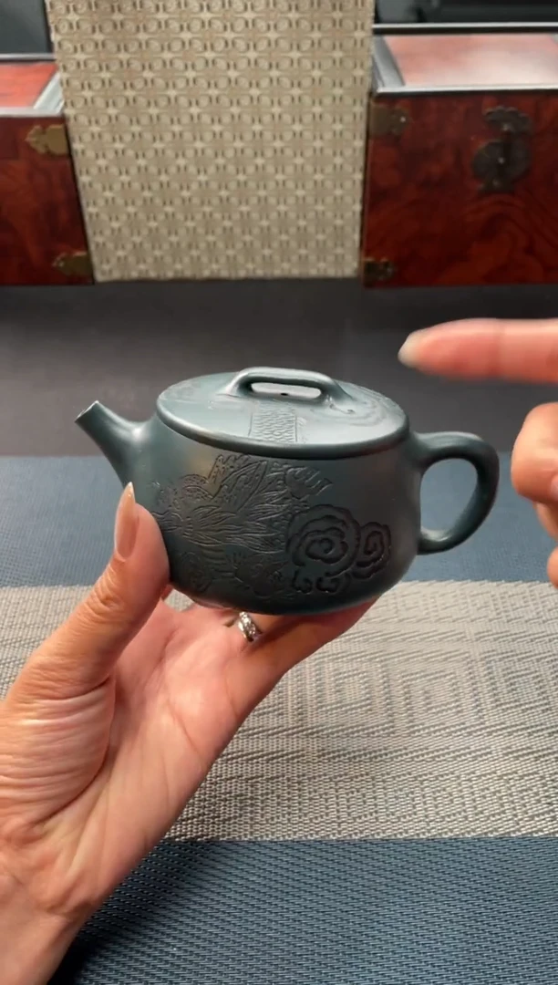 茶壶紫砂128 宜兴原矿紫砂