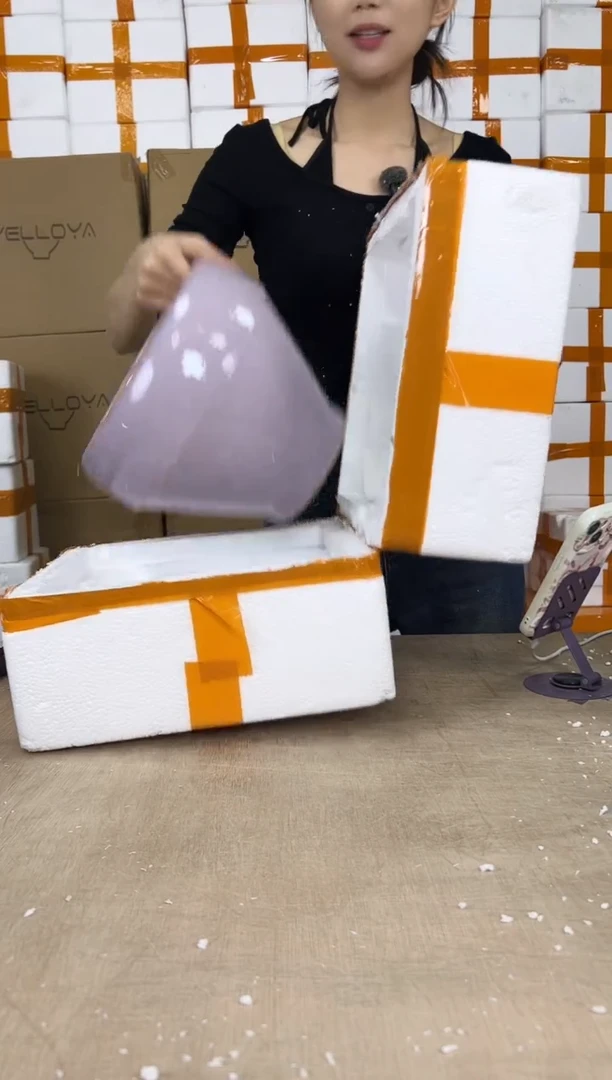 高筒淡紫色大号22x22