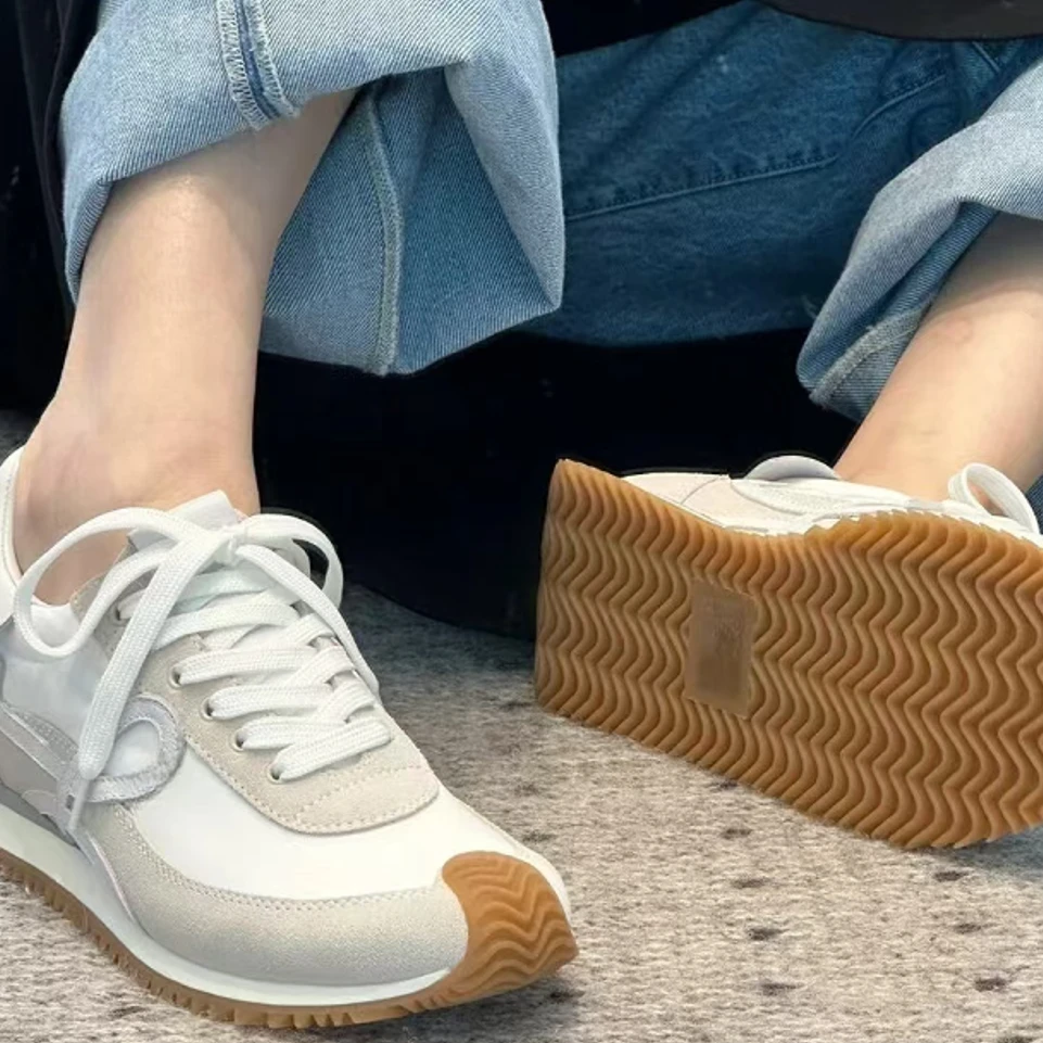 G121时尚百搭潮流复古系带女士休闲鞋春季厚底低帮