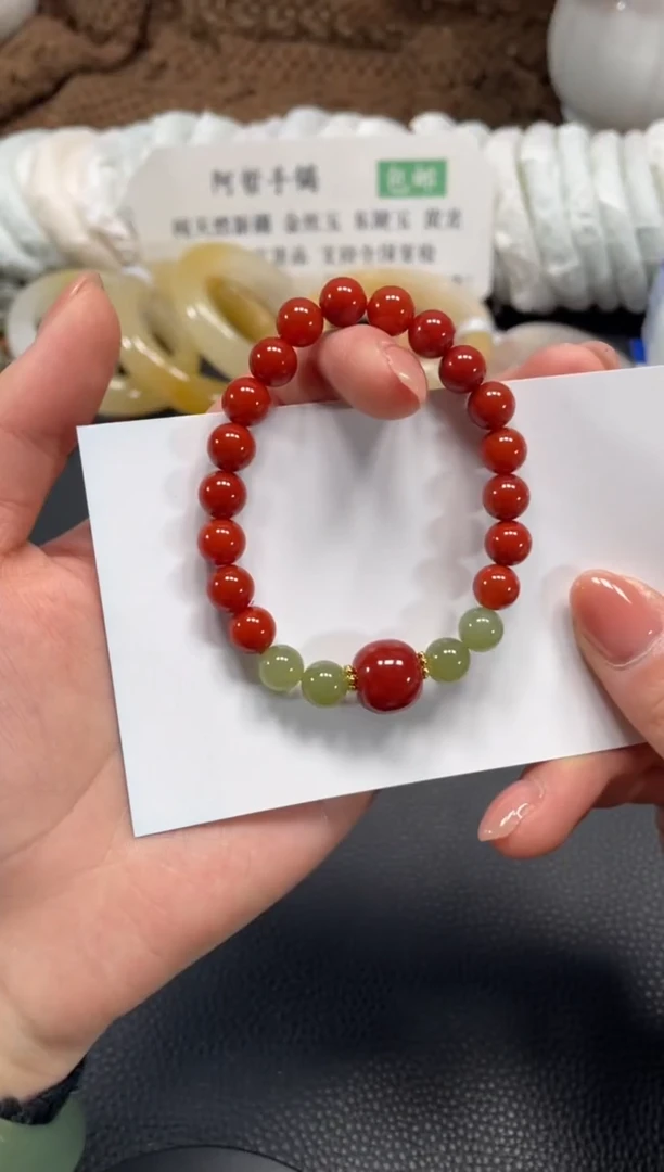 未镶嵌手镯石英质玉多样性发货，拍一发一（珠子不包完美