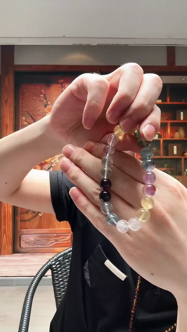 手串未镶嵌萤石天然