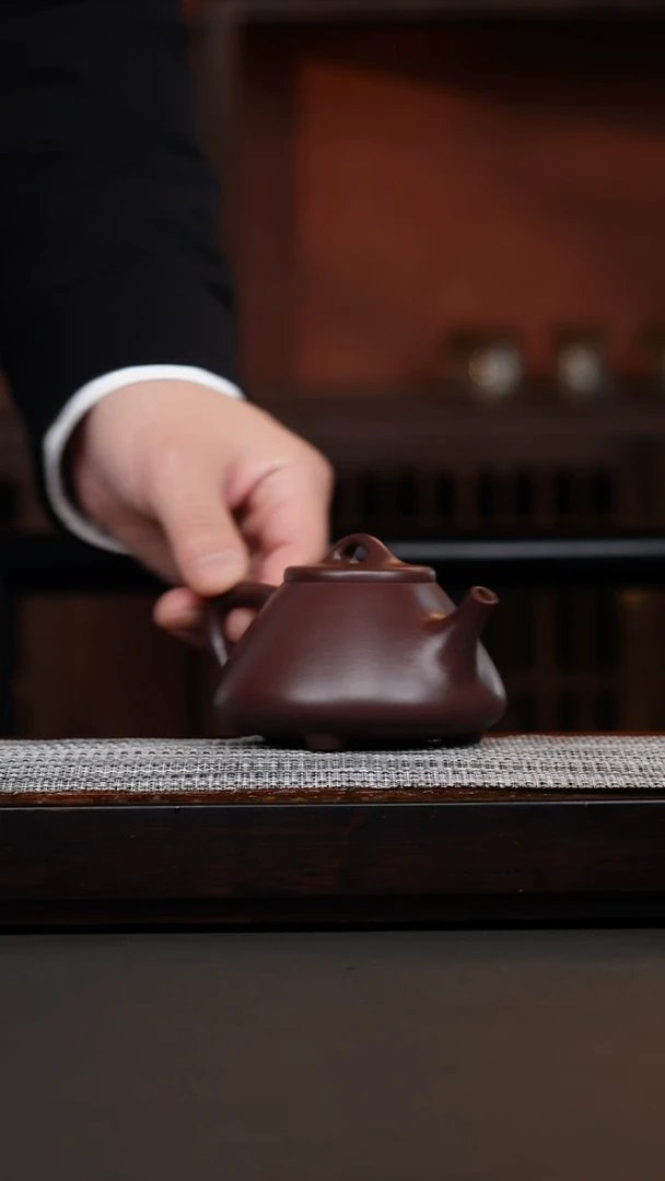 茶壶紫砂冰窖底槽清子冶石瓢