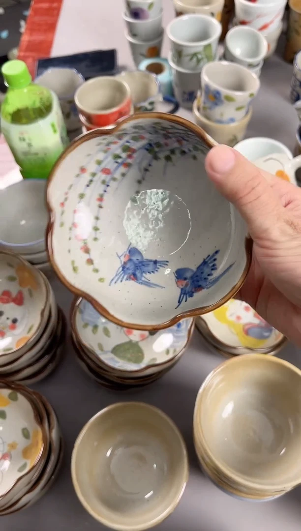 【闪购商品】瓷片景德镇手绘高温釉下彩