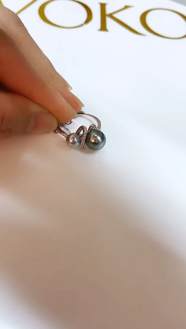 银S925镶嵌颈饰海水珍珠7-9mm