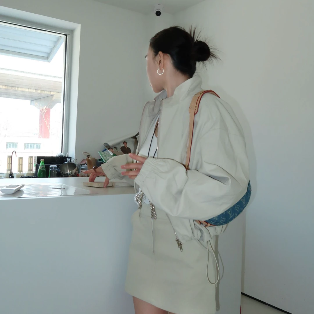 春季新款百搭休闲韩版重工刺绣ins外套➕短裙套装8801