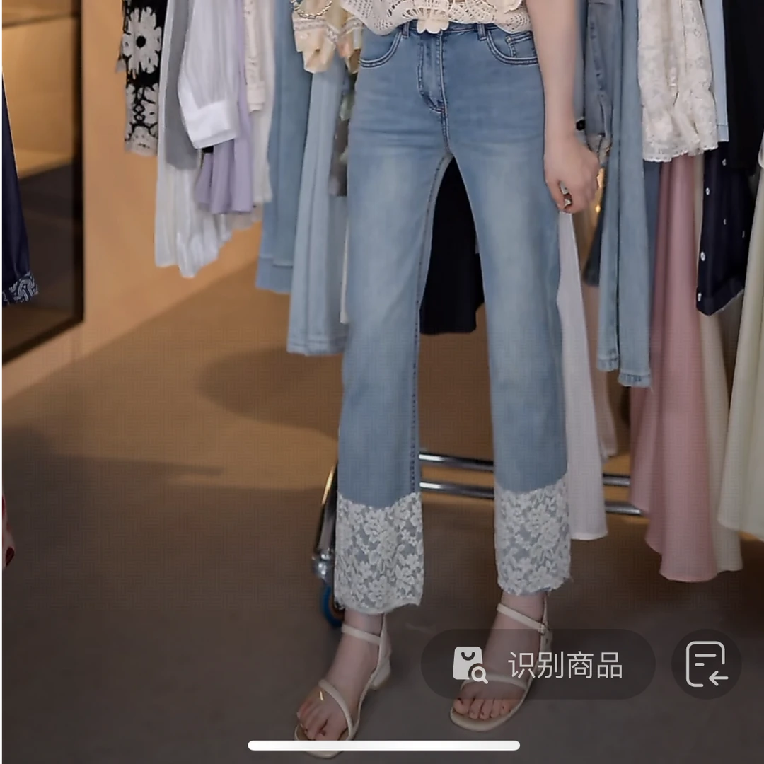 『春季百搭D』时尚气质百搭时尚牛仔裤88392