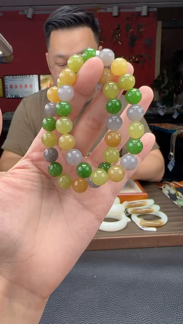 手串未镶嵌和田玉多宝单圈手串 多样性发货拍一发一