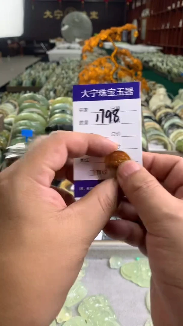未镶嵌蛇纹石玉颈饰1798
