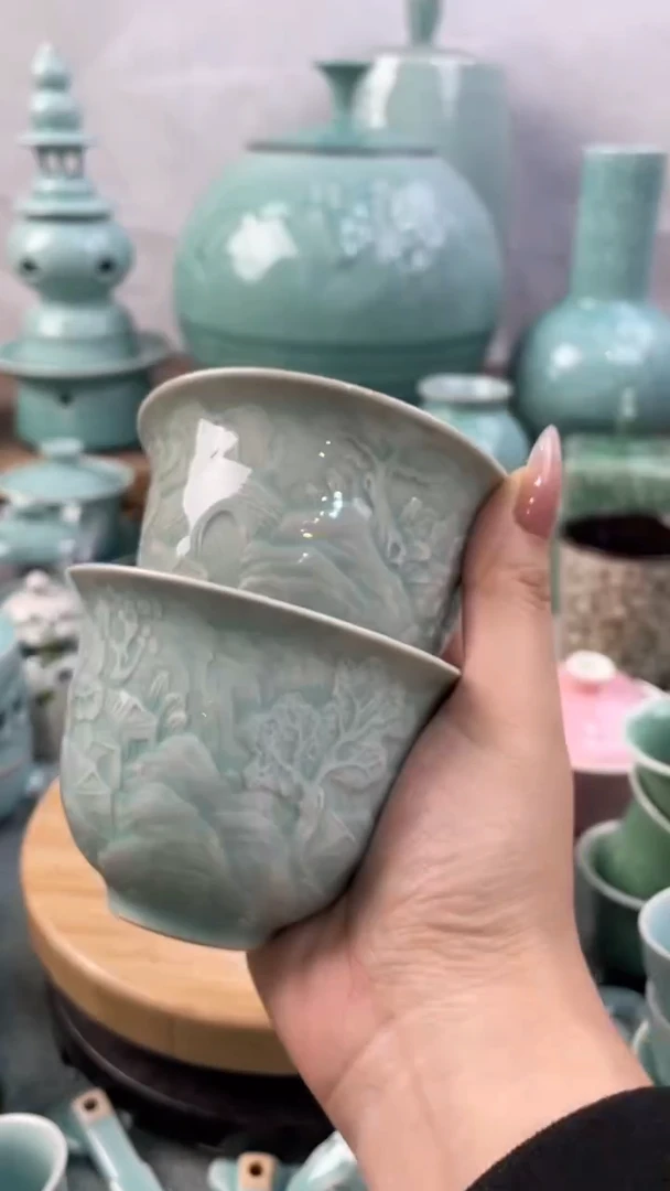 【闪购商品】特价福利 微瑕 慧仙青瓷